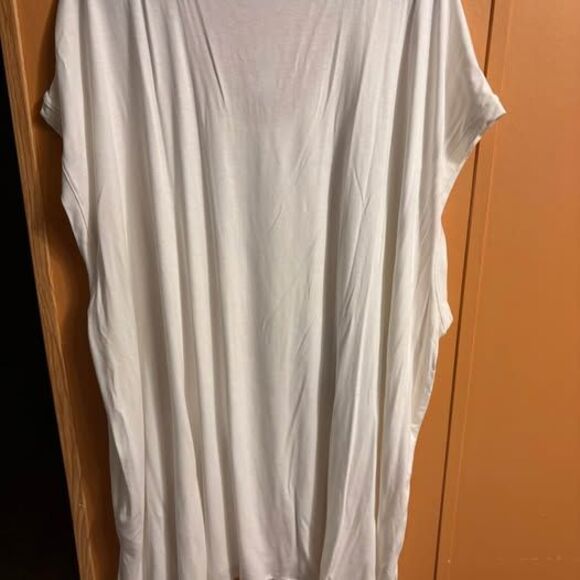 NWT old navy women’s 4x white casual oversized shirt top new - Picture 5 of 5